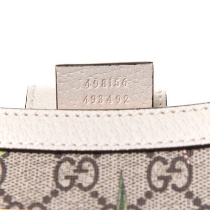 Gucci GG Supreme Monogram Flora Textured Calfskin Small Padlock Tote Beige Ebony Multicolor Mystic White 7 of 11
