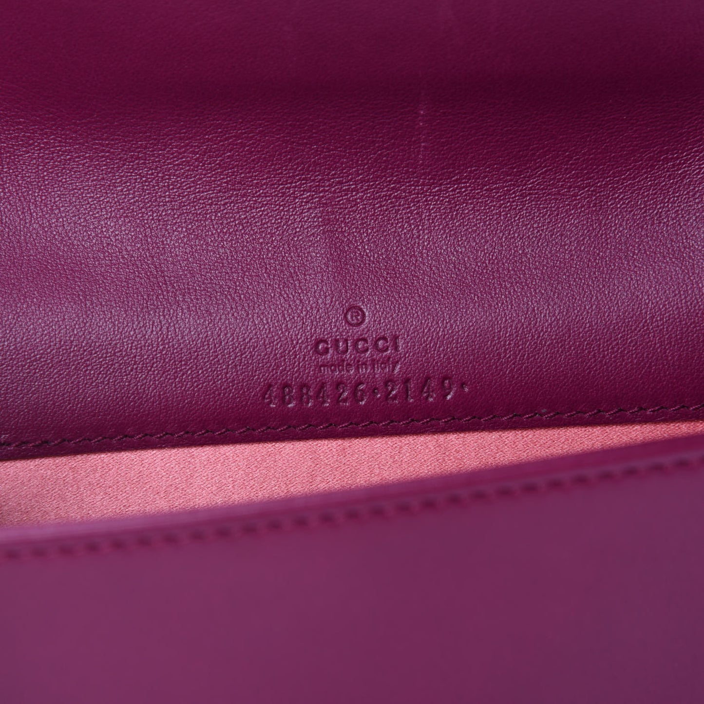 Velvet Matelasse GG Marmont Mini Bag Fuchsia Violet Cyclamen