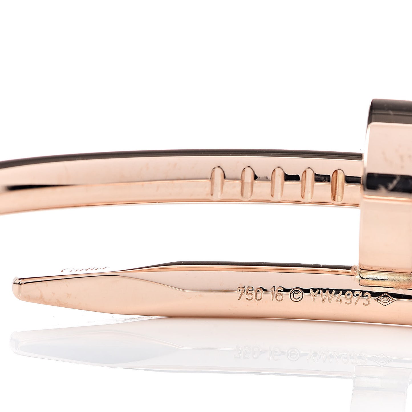 18K Pink Gold Juste Un Clou Bracelet 16
