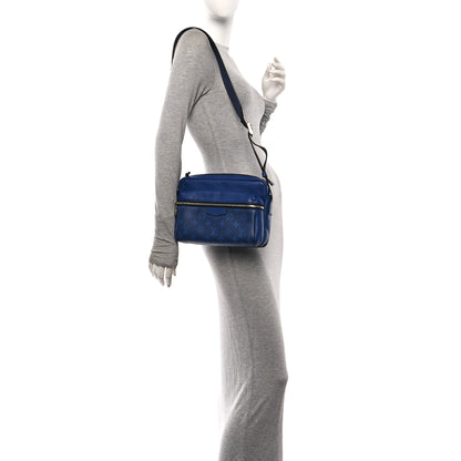 Louis Vuitton Taigarama Outdoor Messenger Cobalt 2 of 10