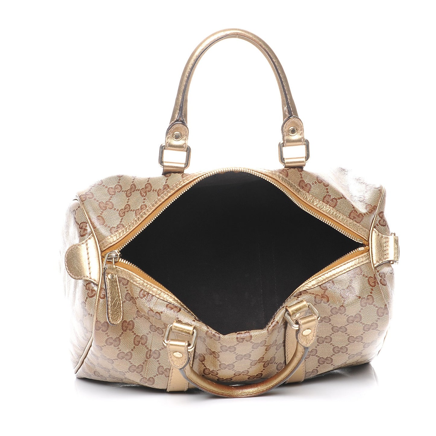 Crystal Monogram Medium Joy Boston Gold