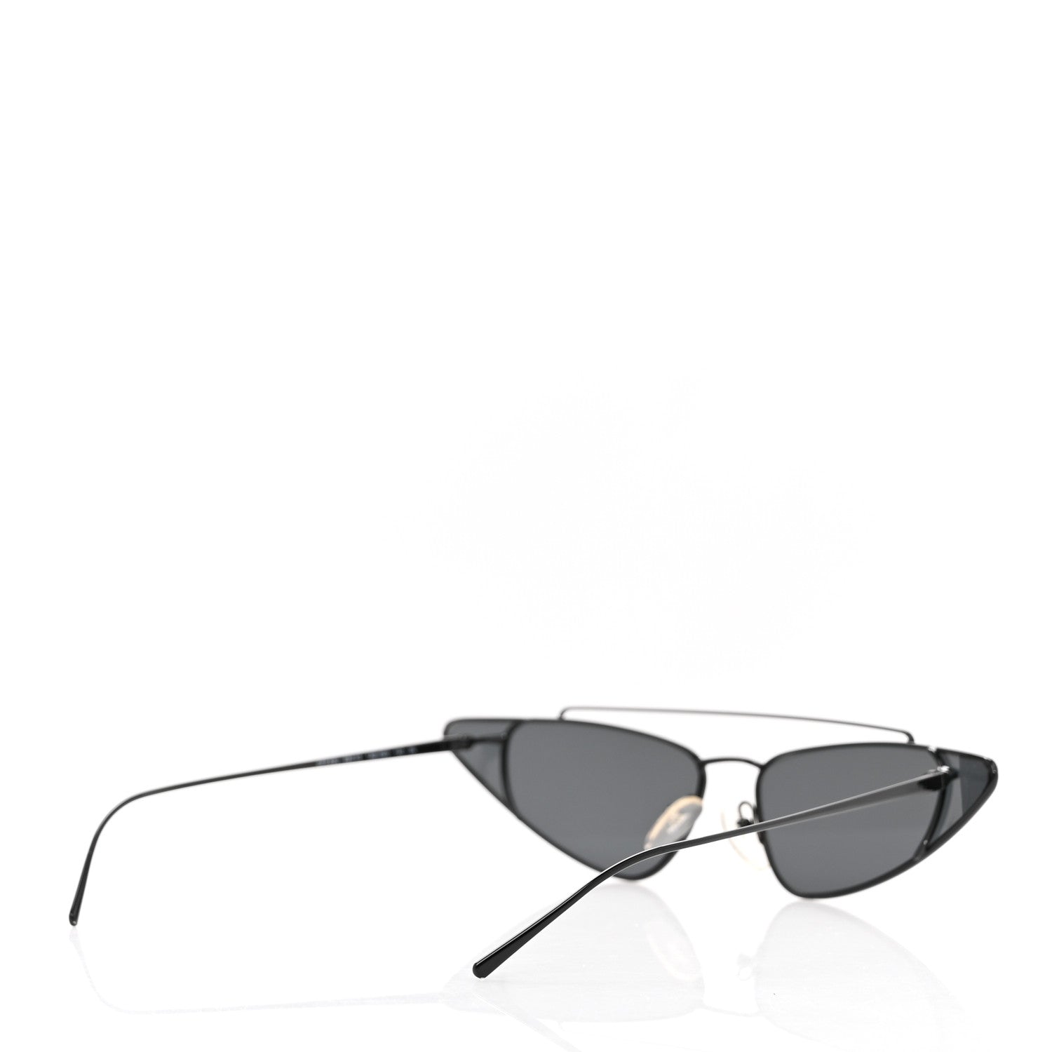 Prada Cat Eye Sunglasses SPR 63U Black 4 of 8