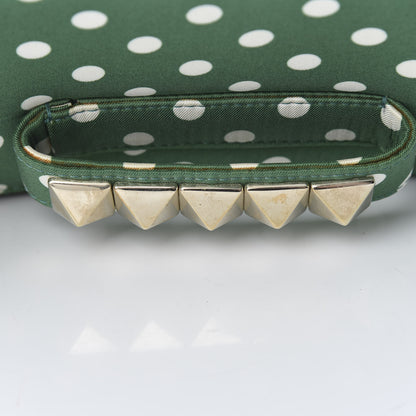 Valentino Garavani Silk Poise Va Va Voom Shoulder Bag Green Pop 12 of 12