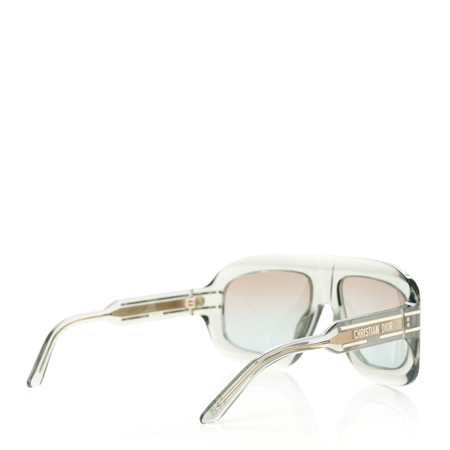 UltraDior Mask Sunglasses Gold Blue