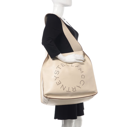 Stella McCartney Eco Alter Nappa East West Perforated Tote White 2 of 13