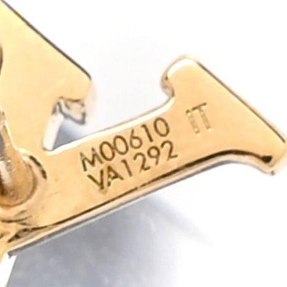 Louis Vuitton Metal LV Iconic Earrings Gold 4 of 5