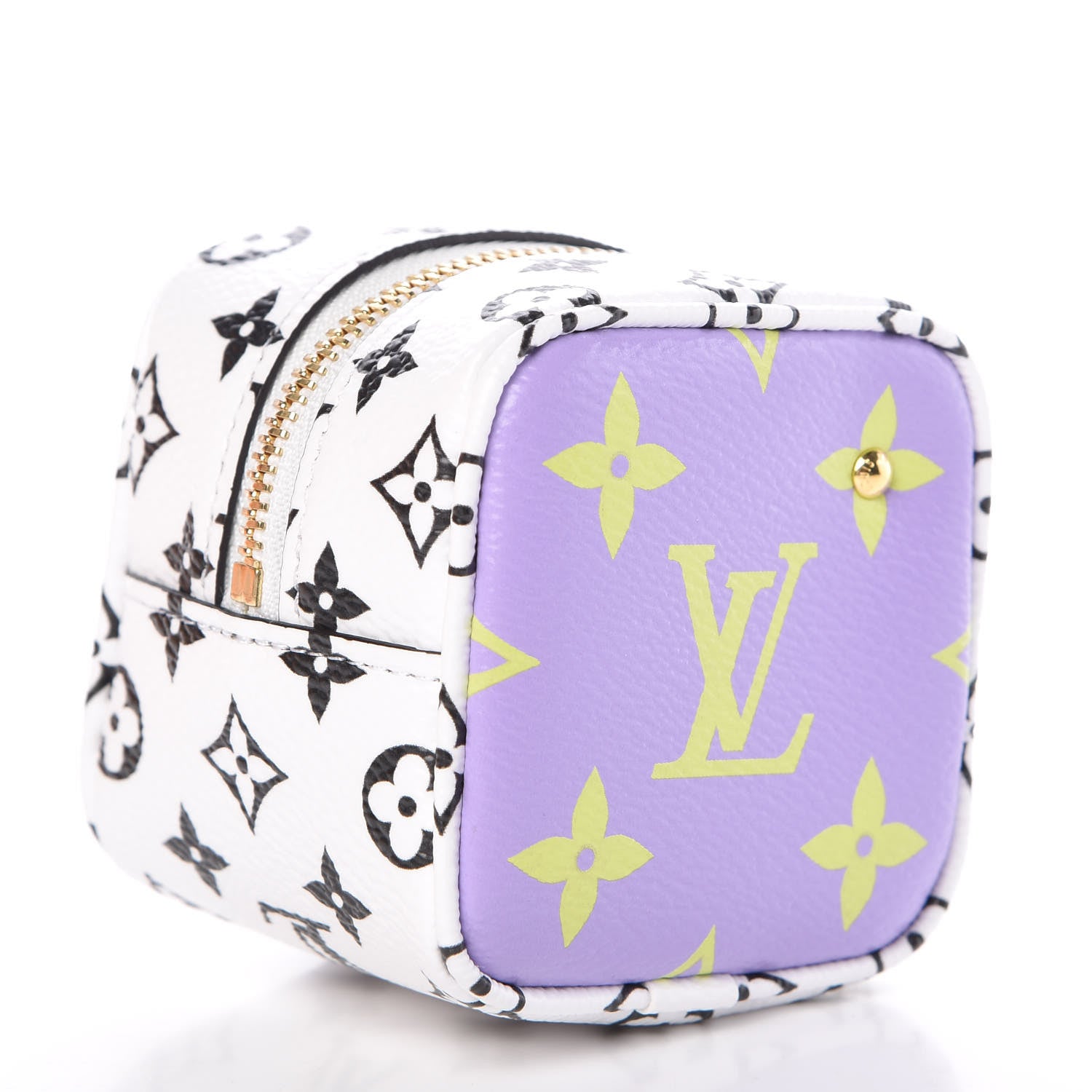 Louis Vuitton Monogram Giant Cube Coin Purse Pink 3 of 8