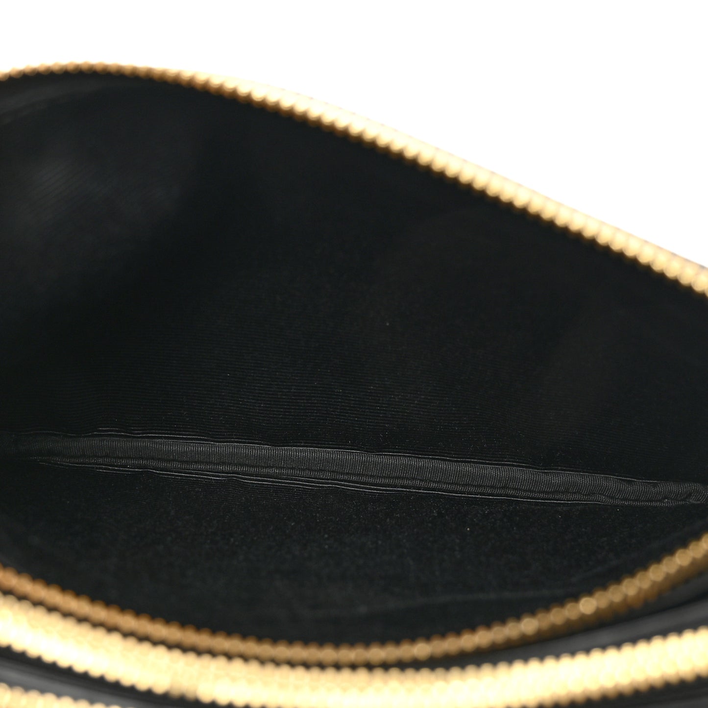Lambskin Small Trio Crossbody Bag Black