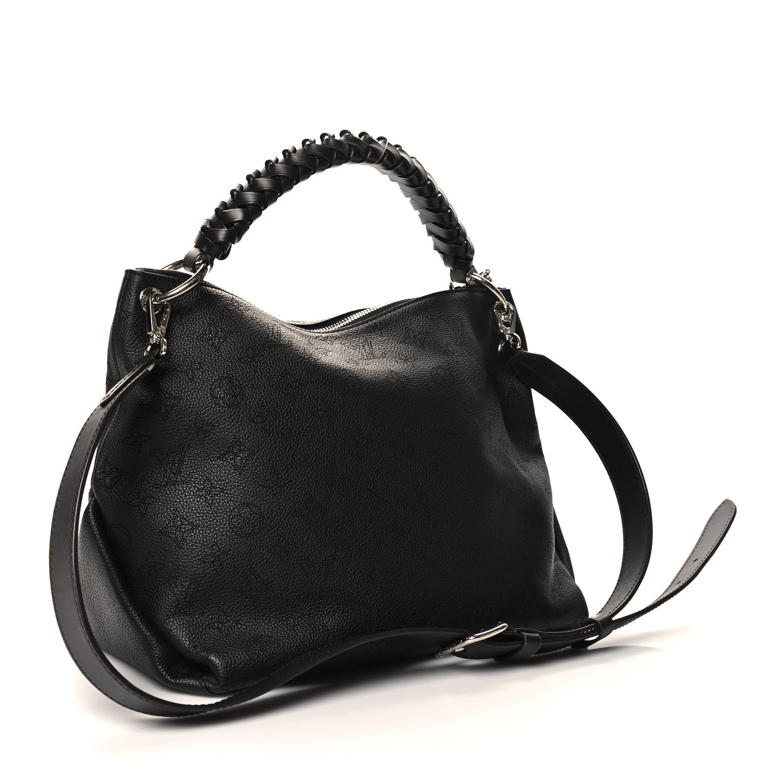 Louis Vuitton Mahina Beaubourg Hobo MM Black 3 of 10