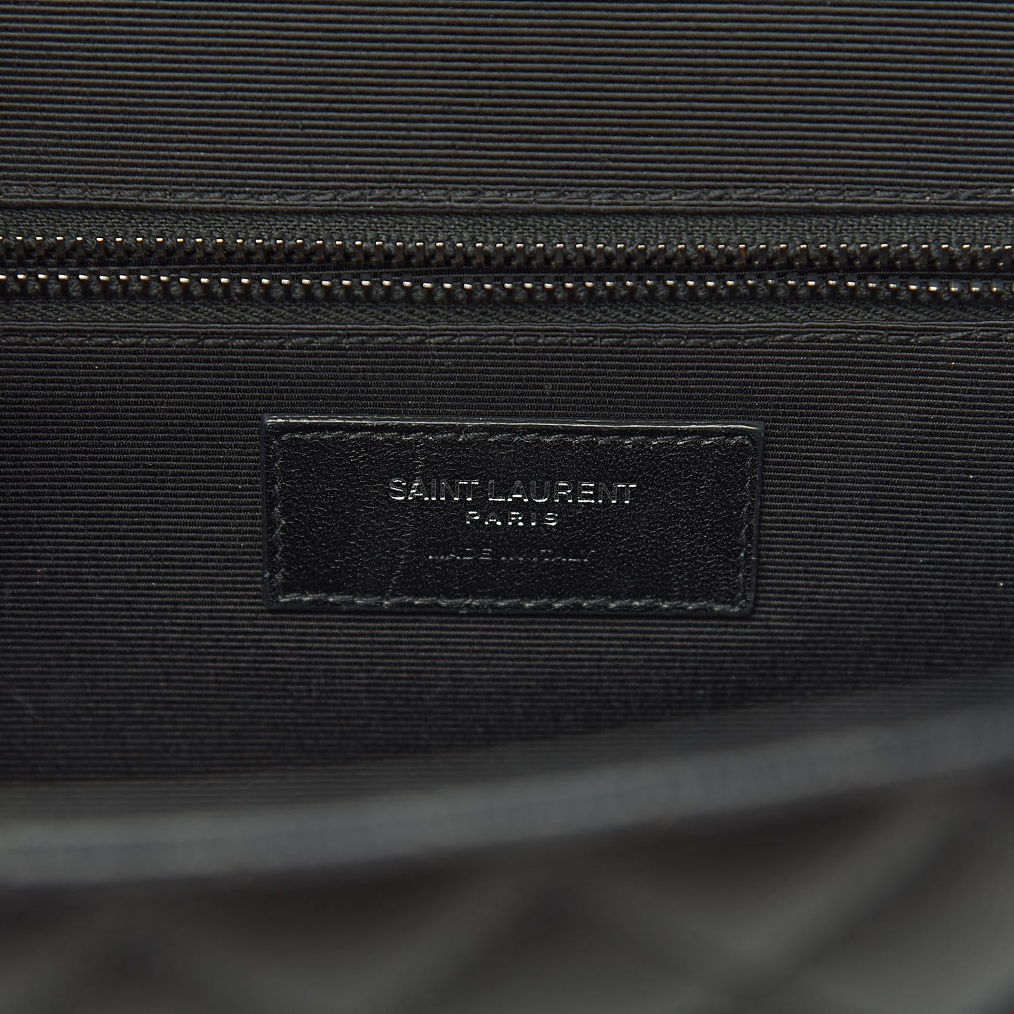 Grain De Poudre Large Tri-Quilt Monogram Satchel Black