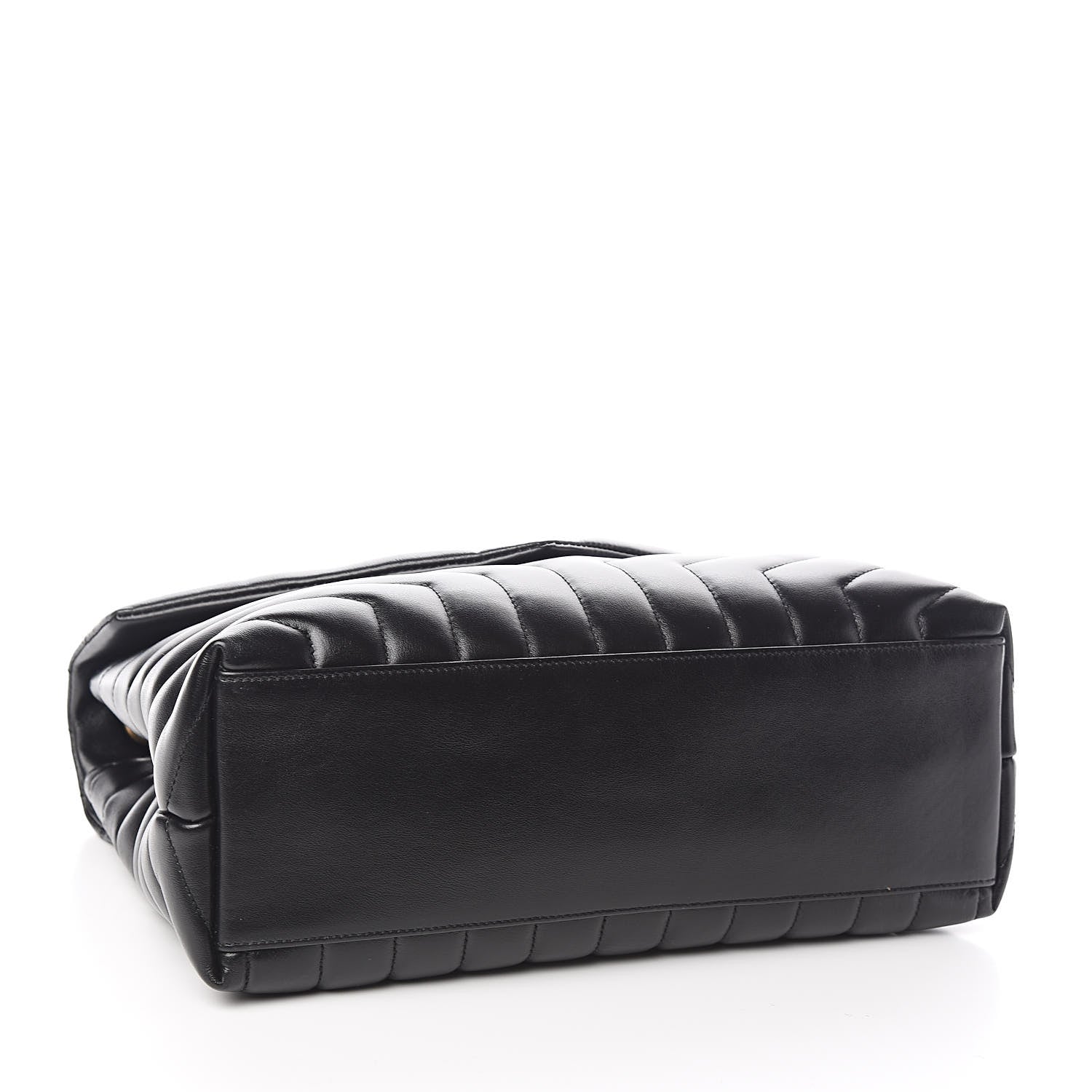 Saint Laurent Calfskin Y Quilted Monogram Medium Loulou Chain Satchel Black 4 of 10