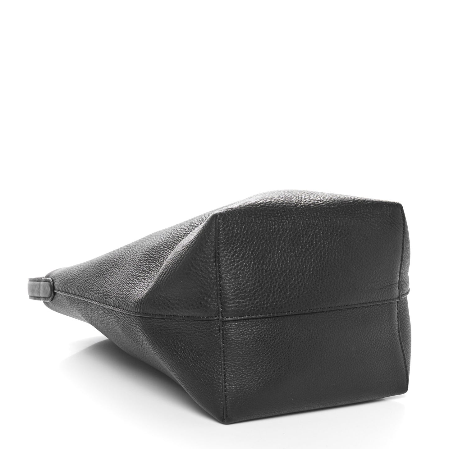 Grained Calfskin Medium N/S Park Tote Black