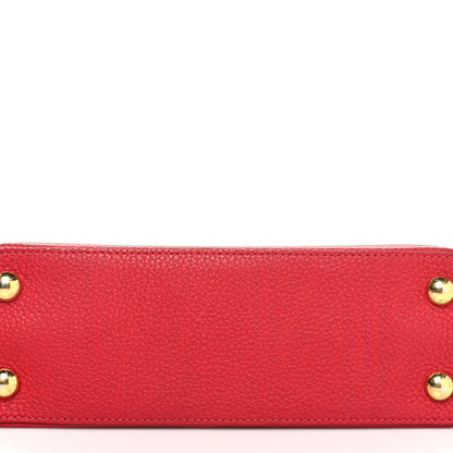 Louis Vuitton Taurillon Capucines BB Scarlet Red 12 of 16