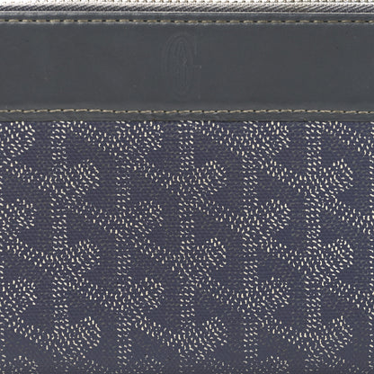 Goyard Goyardine Matignon Zip Around GM Wallet Grey 8 of 10