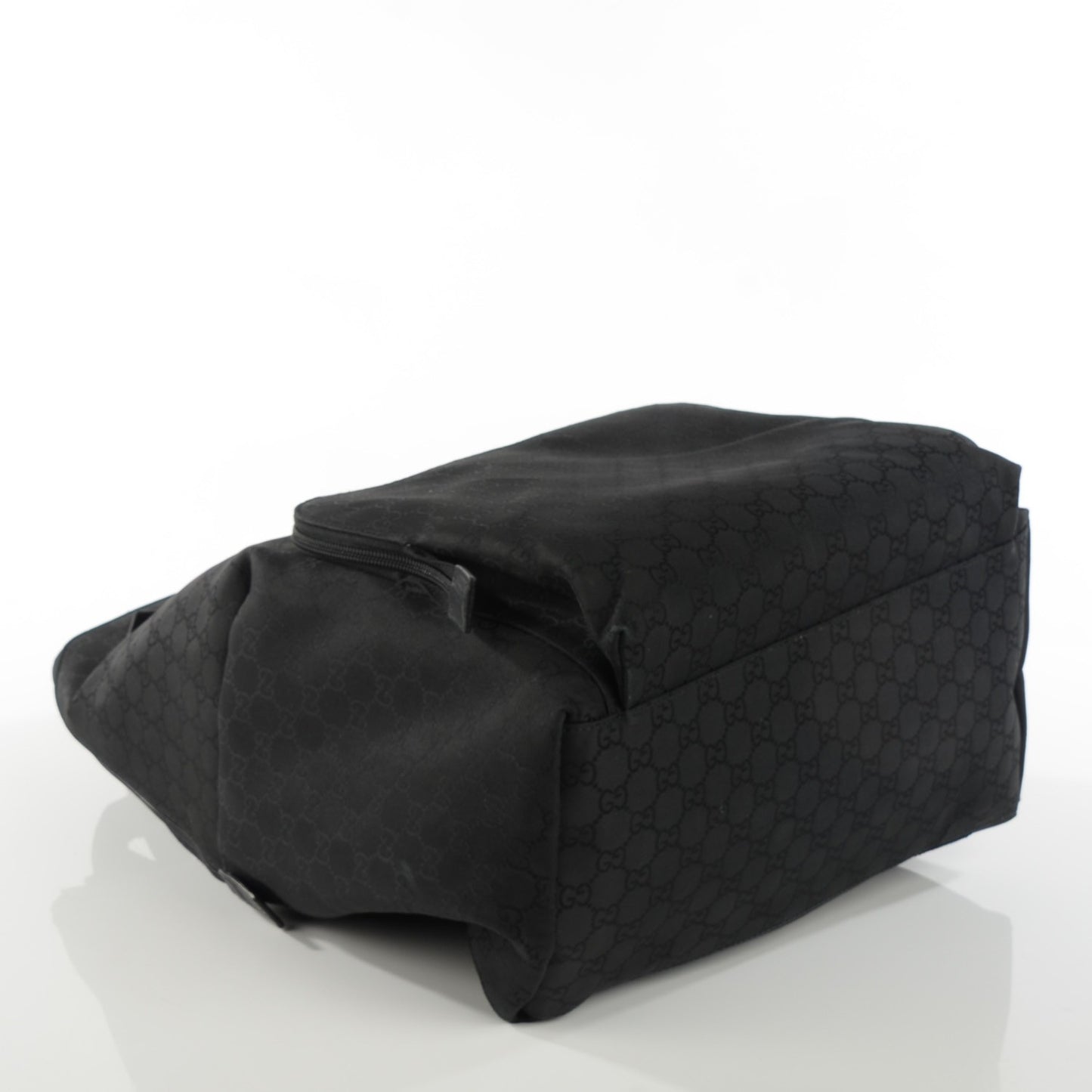Nylon Monogram Medium Backpack Black