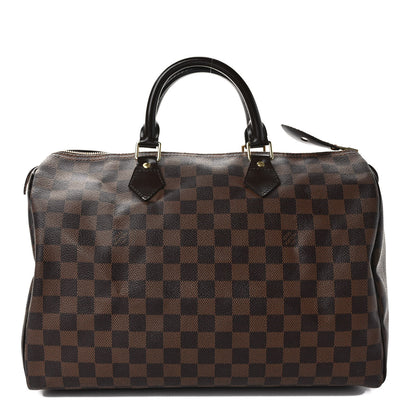 Louis Vuitton Damier Ebene Speedy 35 1 of 11