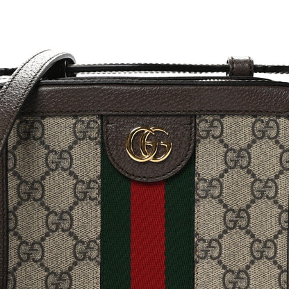 Gucci GG Supreme Monogram Mini Ophidia Top Handle Shoulder Bag Brown 8 of 10