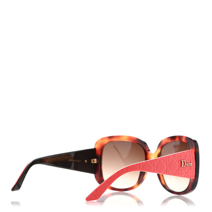 Christian Dior Resin Cannage Dior Lady Lady 1 Sunglasses Red Tortoise 4 of 8