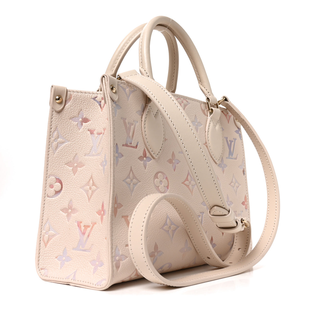 Louis Vuitton Empreinte Monogram Onthego PM Dream Cream 3 of 9