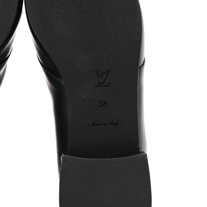 Louis Vuitton Calfskin Monogram Jumble Flat Ankle Boots 38 Black 6 of 8