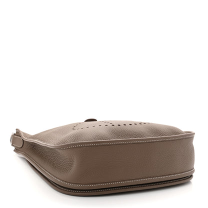 Hermes Taurillon Clemence Evelyne III PM Etoupe 4 of 11