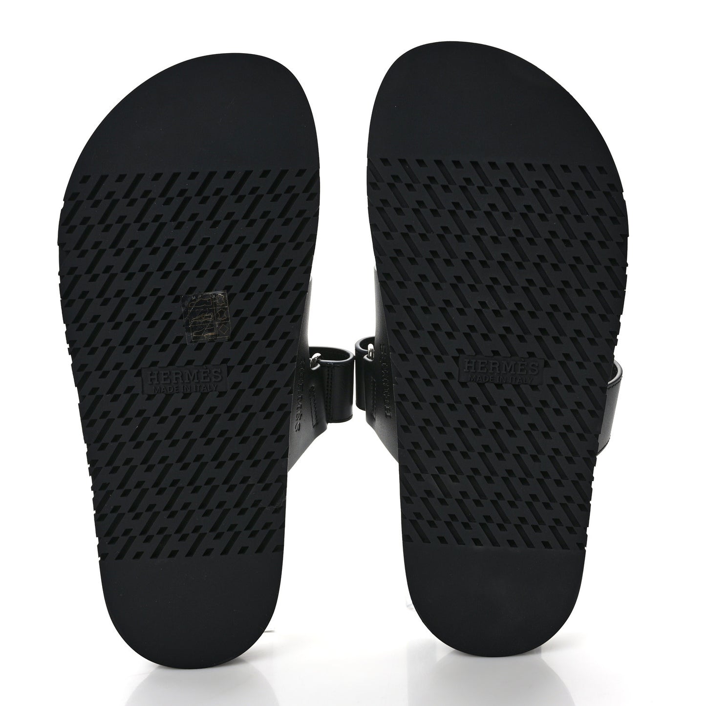 Calfskin Womens Chypre Sandals 39.5 Black