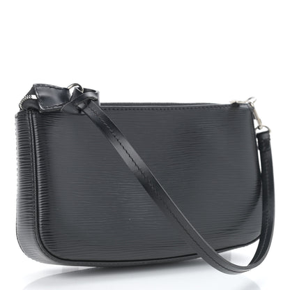 Louis Vuitton Epi Pochette Accessories NM Black 3 of 11
