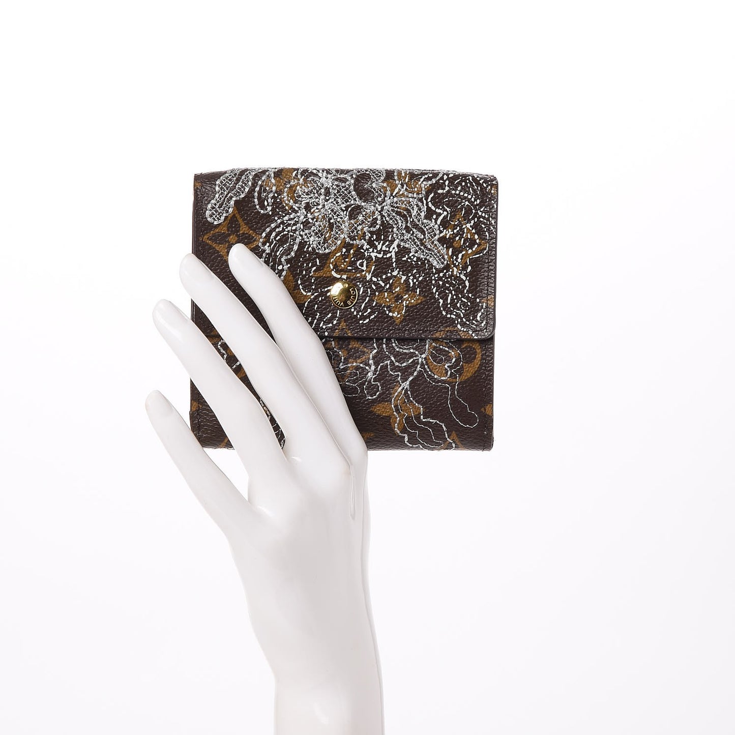 Monogram Dentelle Ludlow Wallet Silver