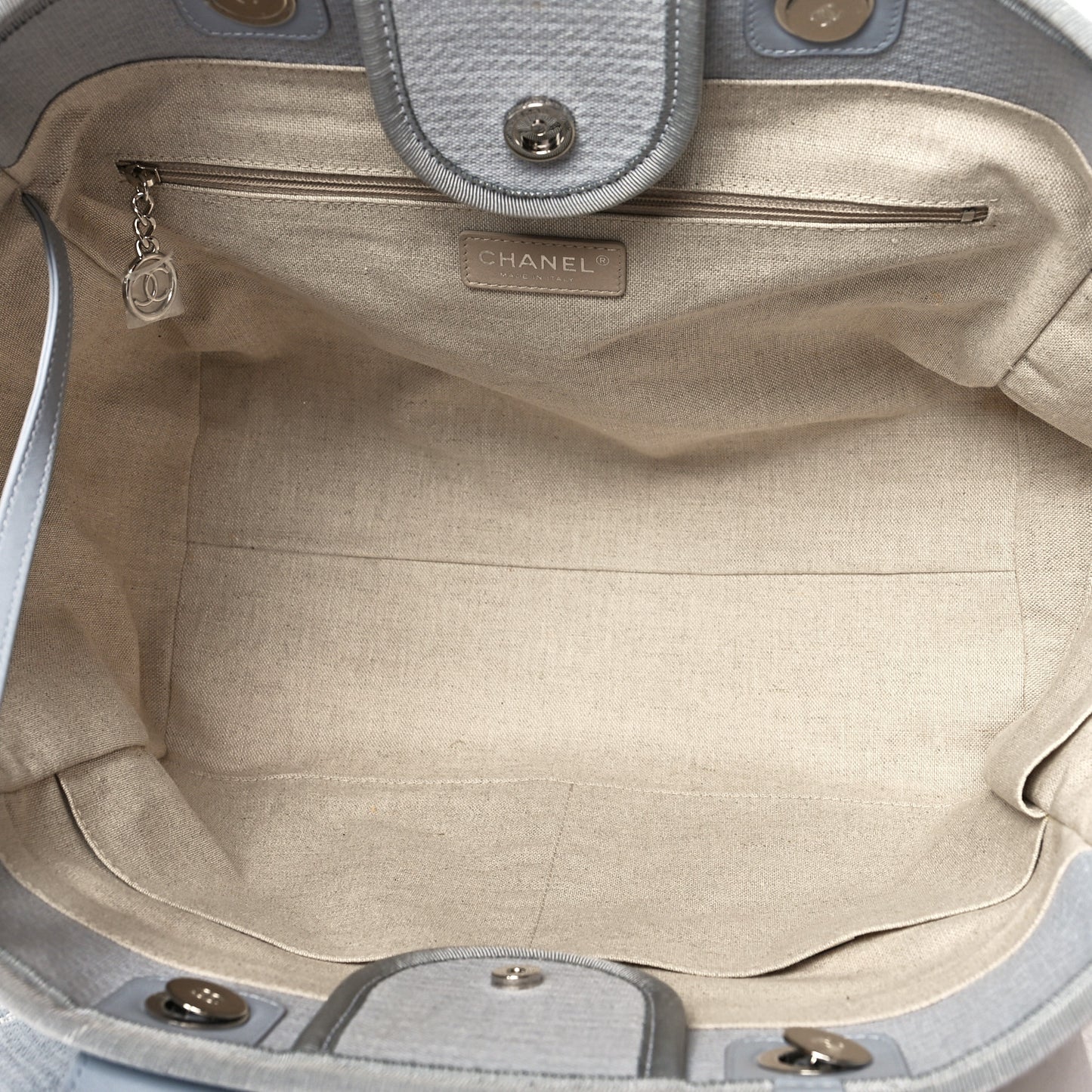 Mixed Fibers Medium Deauville Tote Grey