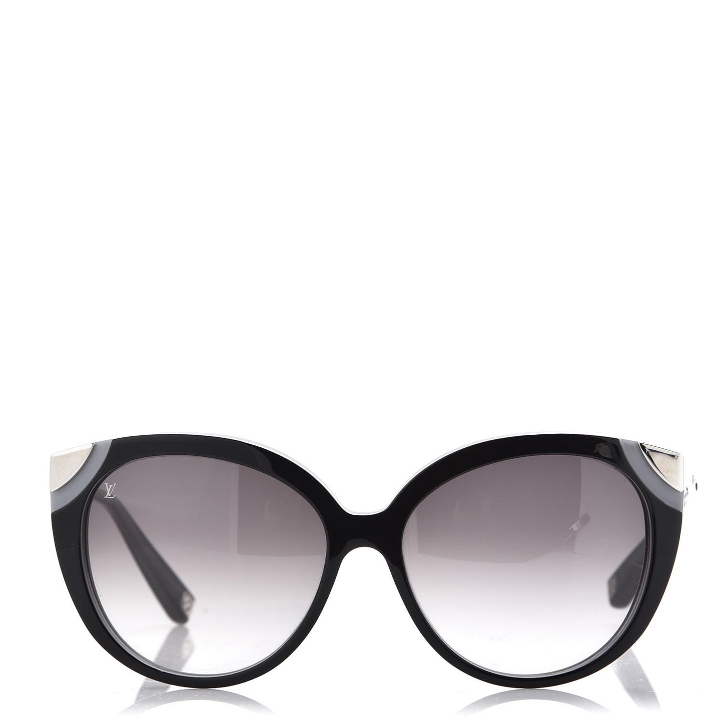 Amber Cat Eye Sunglasses Z0778W Black