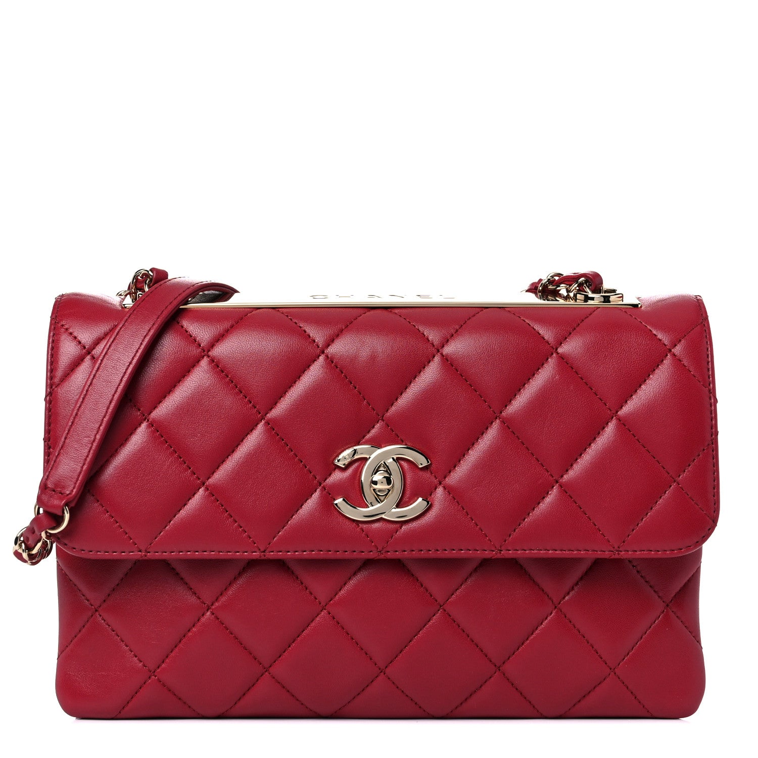Chanel Lambskin Quilted Medium Trendy CC Flap Pink 1 of 17