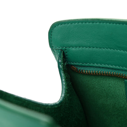 Saint Laurent Calfskin Small Classic Y Cabas Green 10 of 11