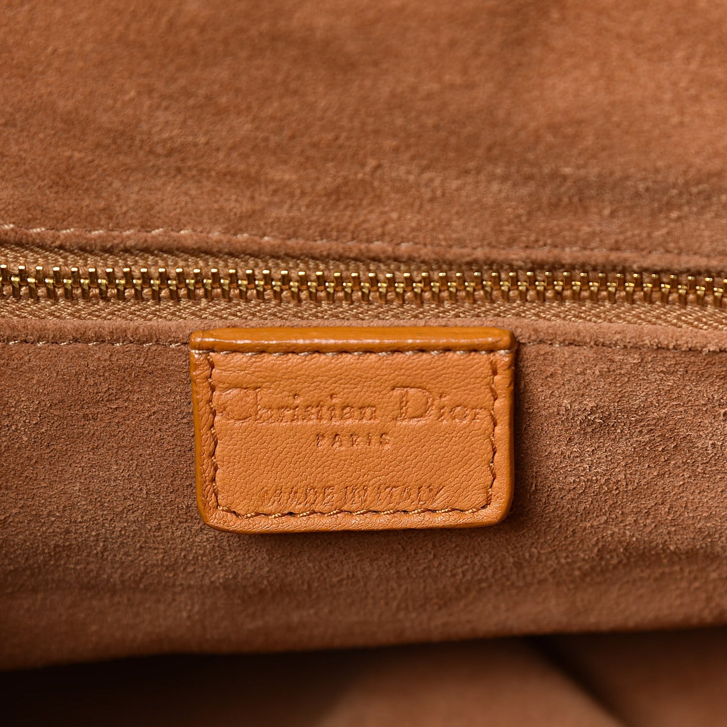Lambskin Cannage Large Soft Lady Dior Shopping Tote Orange