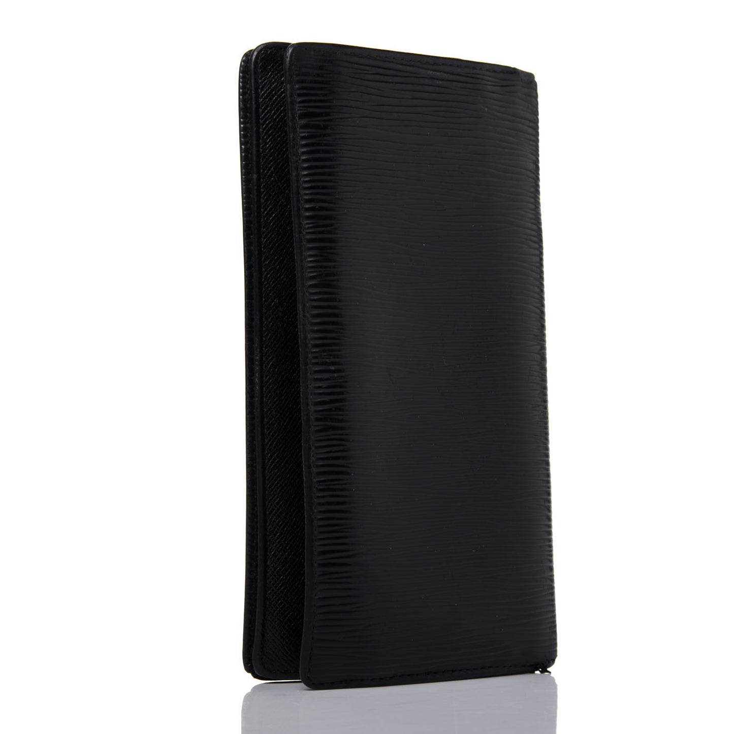 Epi Porte Valeurs Checkbook Wallet Black