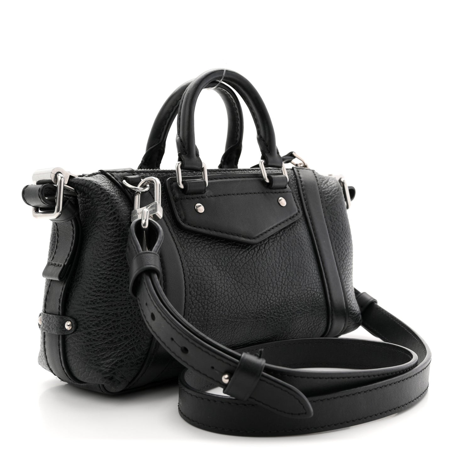 Calfskin Nano Biker Black