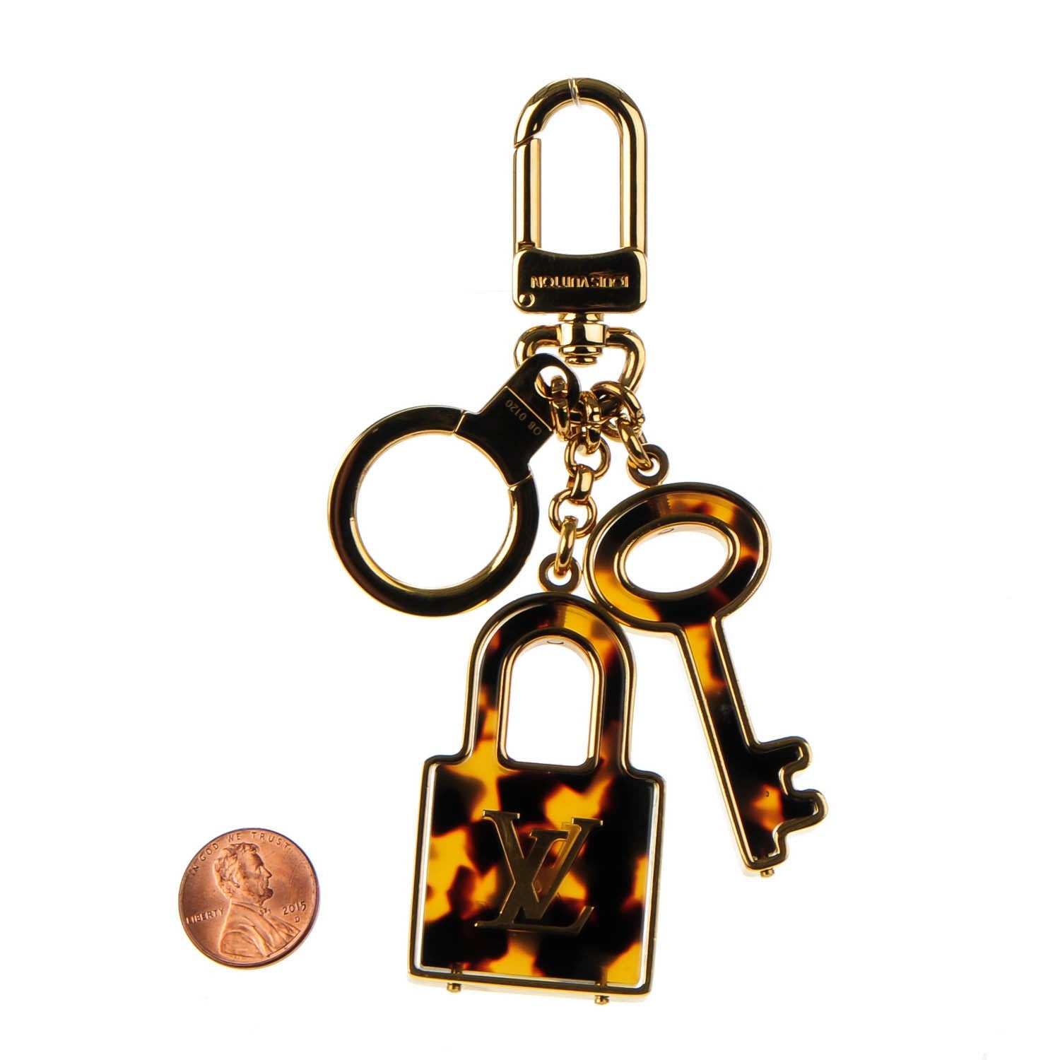 Louis Vuitton Acetate Confidence Bag Charm Key Holder 2 of 5