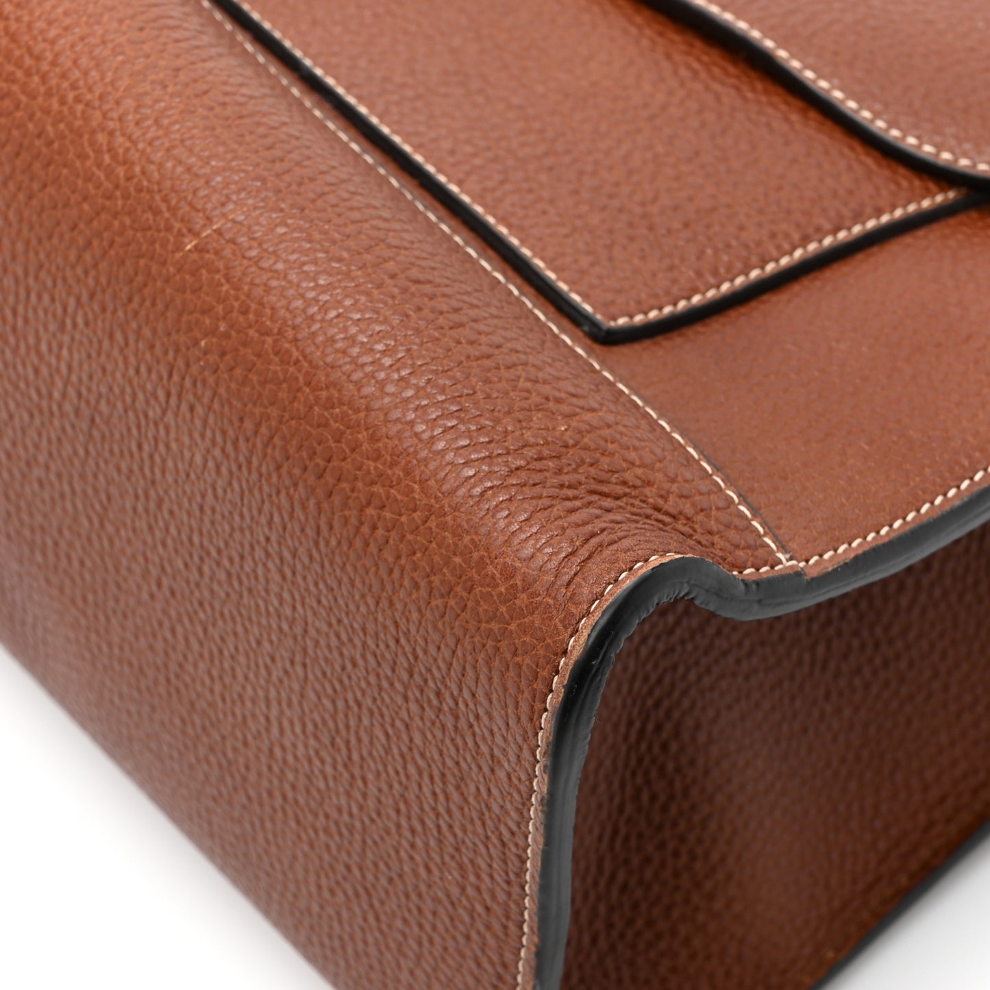 Classic Grain Calfskin Medium Chiltern Satchel Oak