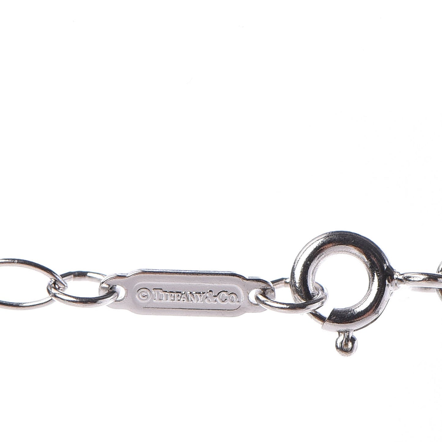18K White Gold Diamond Crown Key Pendant Necklace
