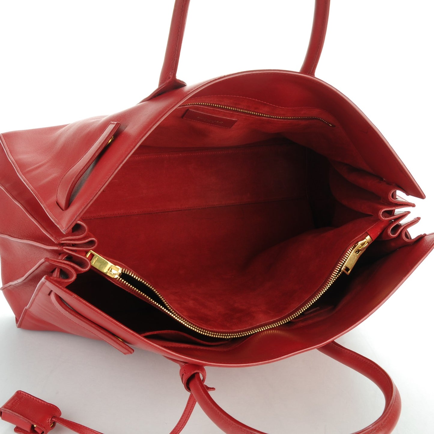Calfskin Large Sac de Jour Carryall Red
