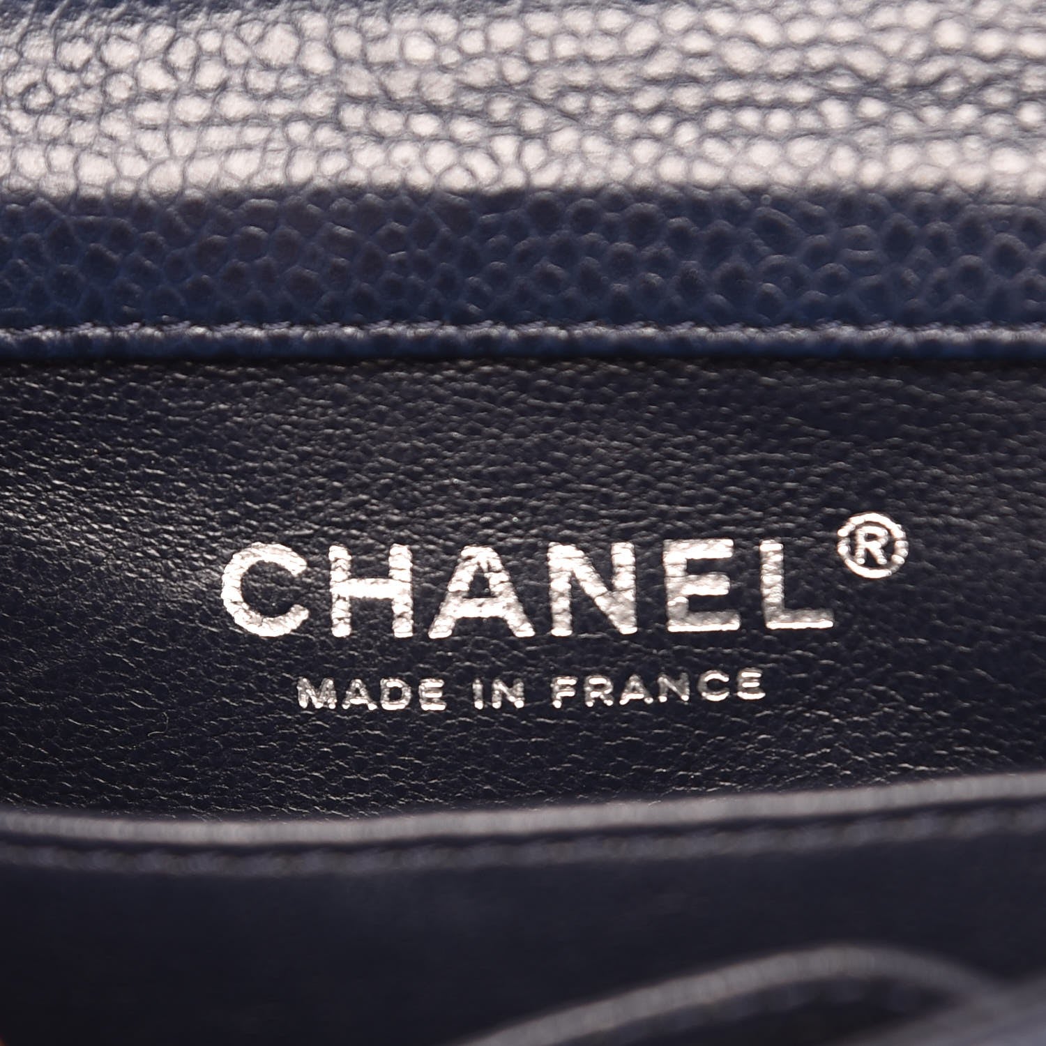 Chanel Caviar Quilted Extra Mini Flap Navy 6 of 7