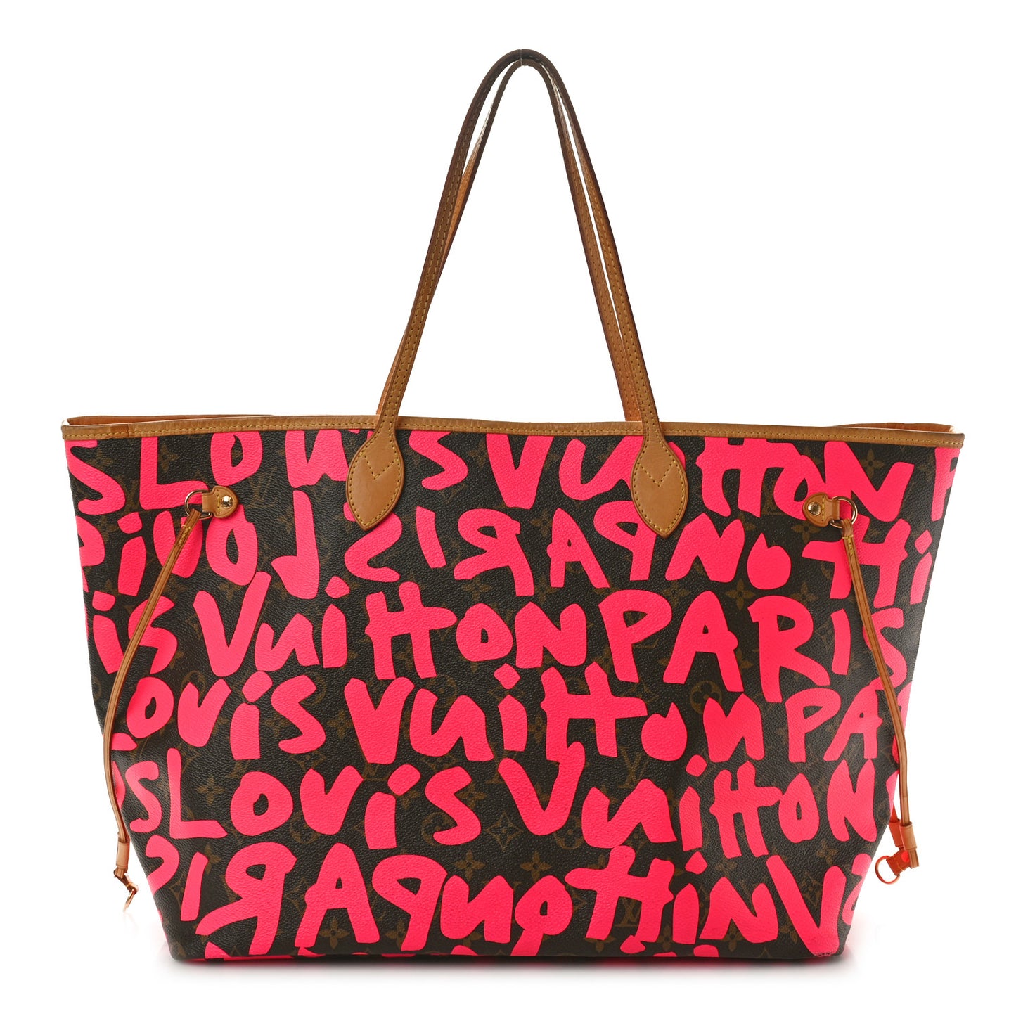 Monogram Graffiti Neverfull GM Fuchsia