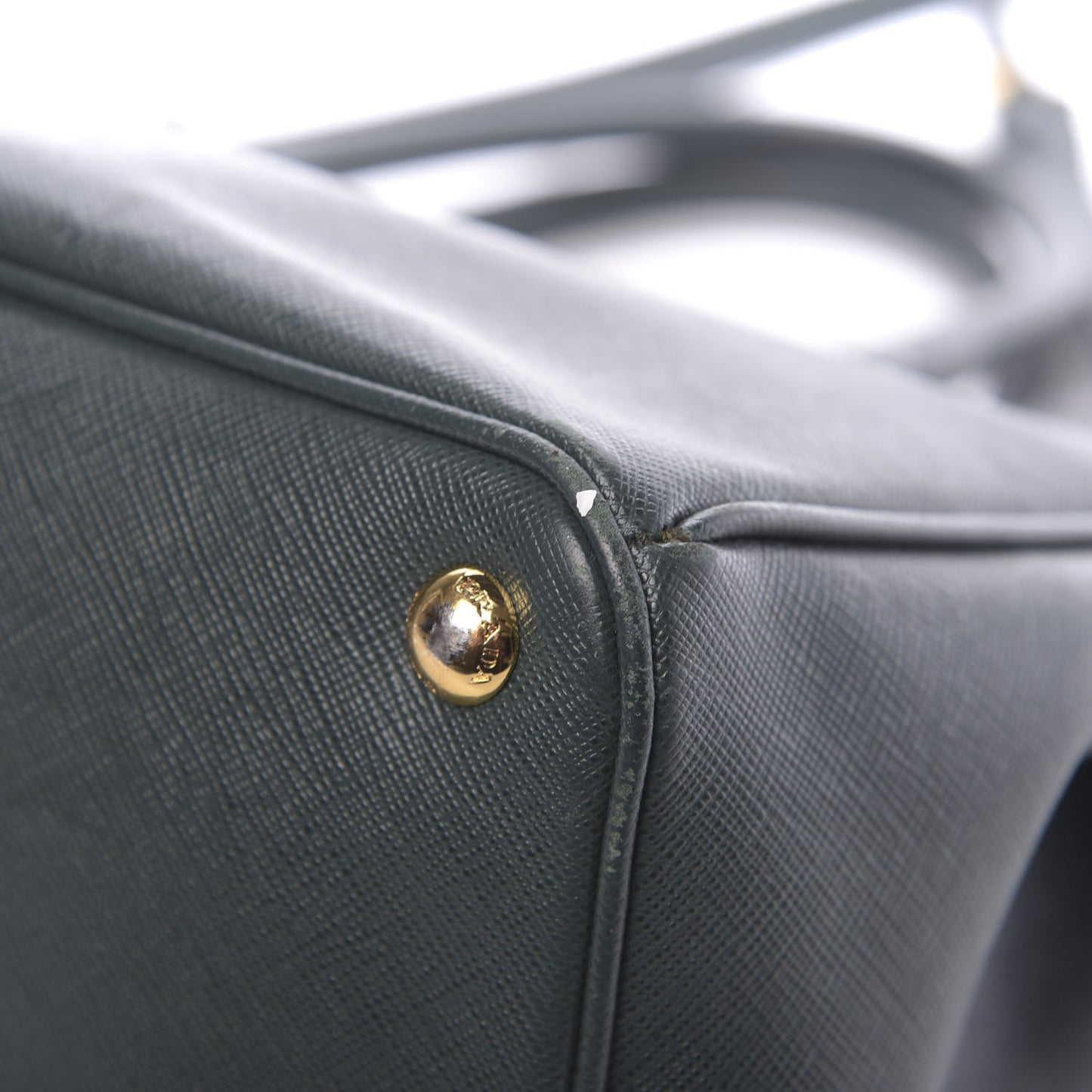 Saffiano Medium Galleria Double Zip Tote Smeraldo