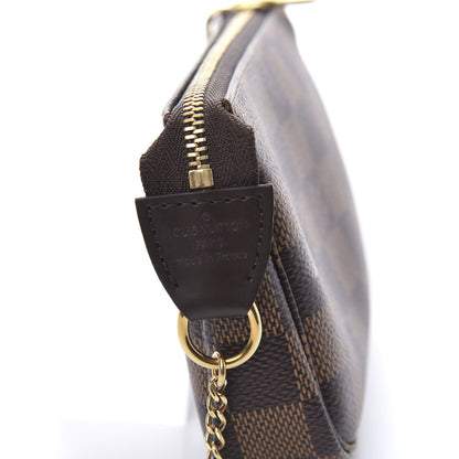 Louis Vuitton Damier Ebene Mini Pochette Accessories 8 of 10