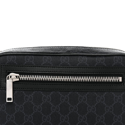 Gucci Soft GG Supreme Monogram Web Belt Bag Black Grey 8 of 10