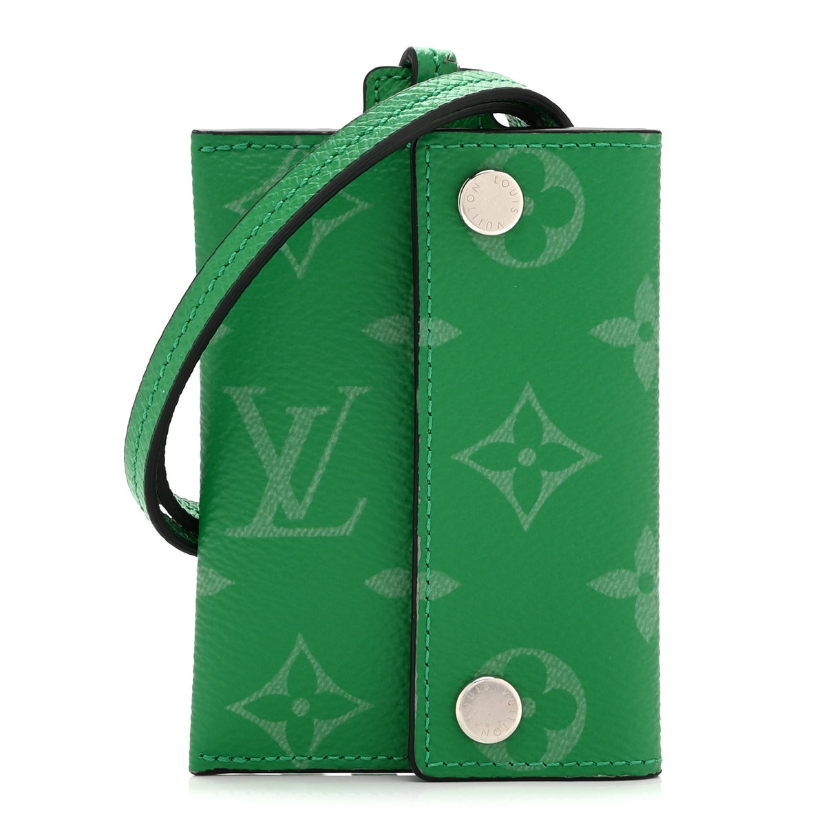 Louis Vuitton Taigarama Card Holder Necklace Cactus Cactus Green 1 of 7