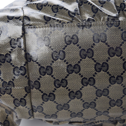 Gucci Crystal Monogram Hysteria Tote Navy Blue 13 of 13