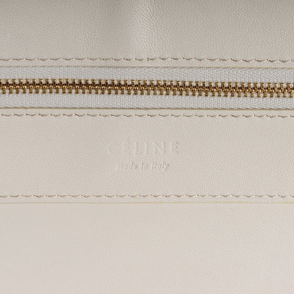 Celine Lambskin Vertical Bi-Cabas White Sun Yellow 6 of 8
