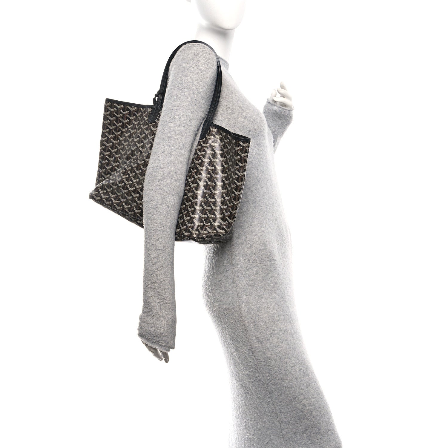 Goyard Goyardine Saint Louis PM Black 2 of 11