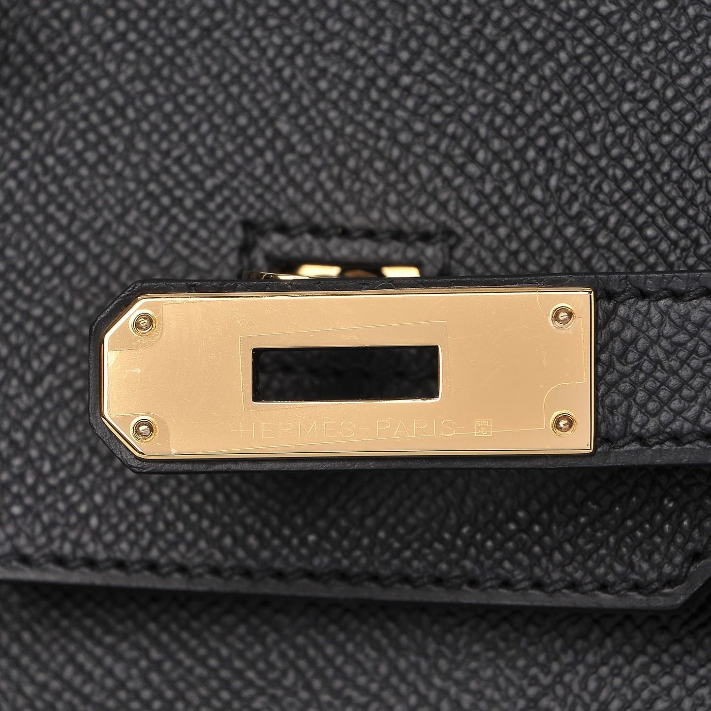 Epsom Birkin 35 Black