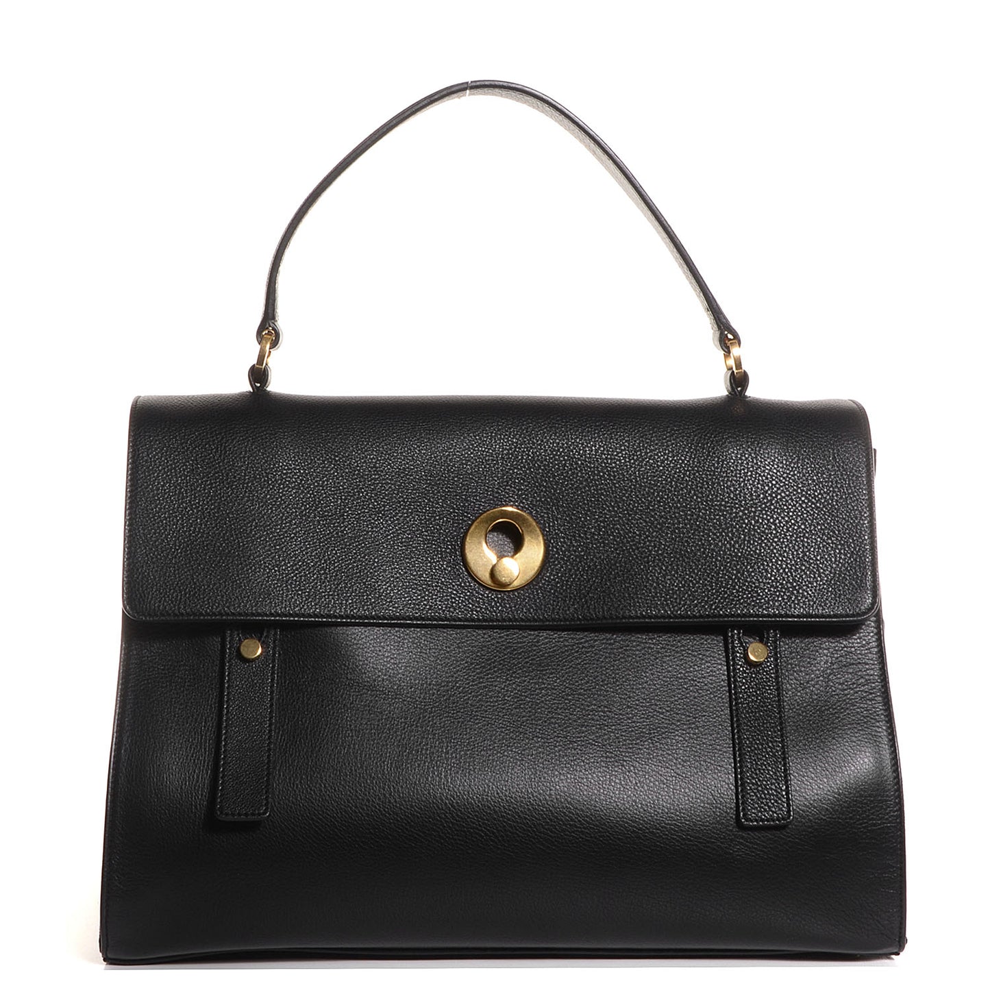 Calfskin Large Muse Two Black